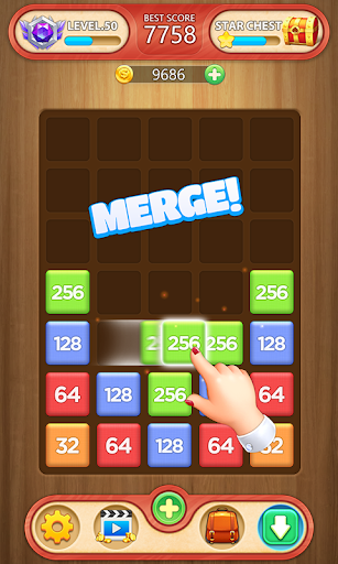 Merge Block Puzzle - Gameplay image of android game
