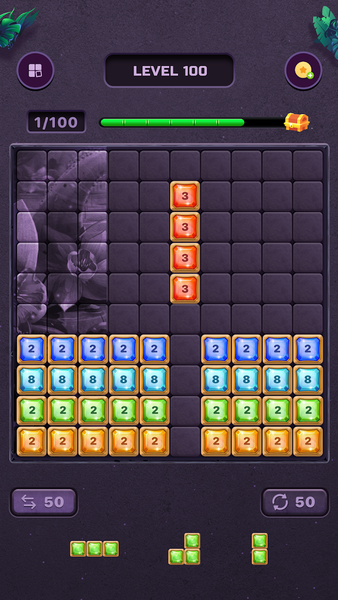 Block Puzzle - Fun Puzzle Game - Gameplay image of android game