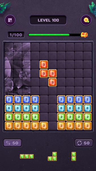 Block Puzzle - Fun Puzzle Game - Gameplay image of android game