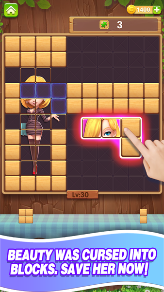 Block Puzzle With 1000+ Levels - Gameplay image of android game