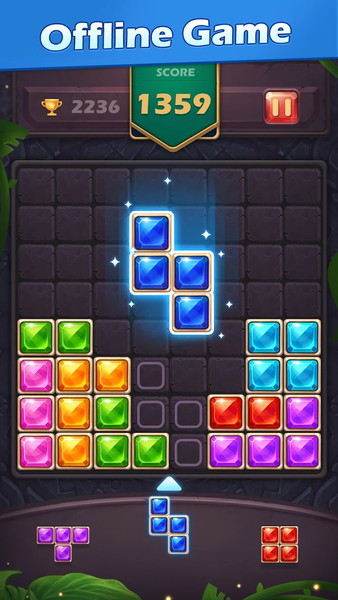 Block Puzzle - Gemspark - Gameplay image of android game