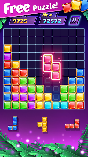 Block Puzzle – پازل بلوک جواهر - Gameplay image of android game