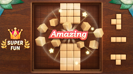 Wood Block Puzzle 3D - Gameplay image of android game