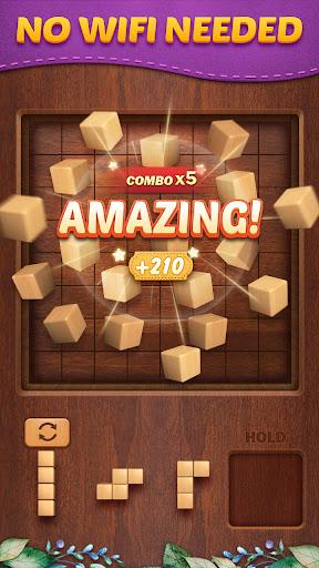 Wood Block Puzzle 3D - Gameplay image of android game