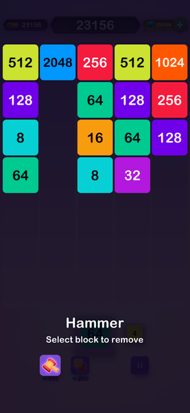 ۲۰۴۸ Merge - Numbers Puzzle - عکس بازی موبایلی اندروید