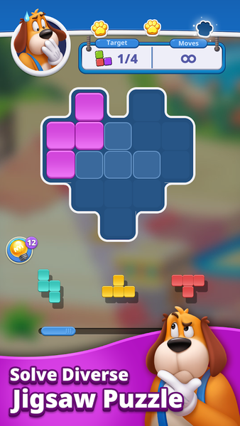 Blocky’s Trip - Block Puzzle - Gameplay image of android game