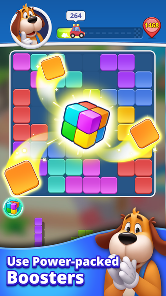 Blocky’s Trip - Block Puzzle - Gameplay image of android game