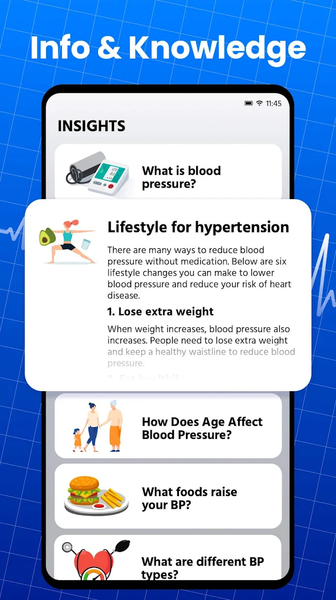 Blood Pressure App Pro - عکس برنامه موبایلی اندروید