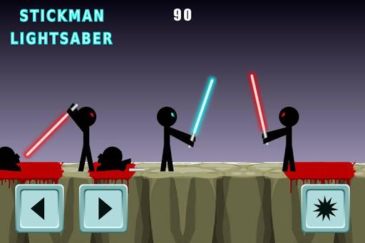 Stickman Lightsaber Warriors - Gameplay image of android game