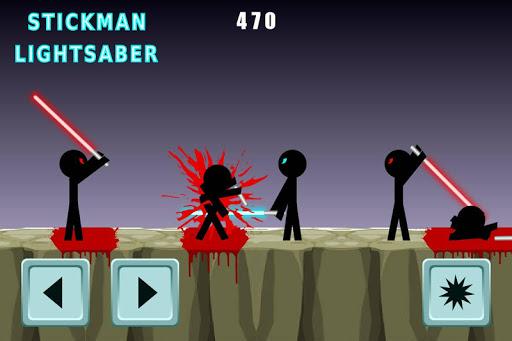 Stickman Lightsaber Warriors - Gameplay image of android game