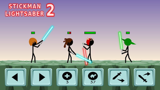 Stickman Lightsaber Warriors 2 - عکس بازی موبایلی اندروید