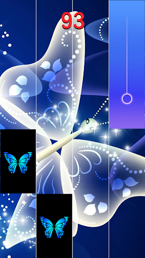 Blue Butterfly Piano Tiles  - Magic Tiles 2020 - Gameplay image of android game