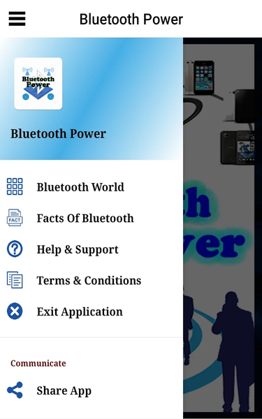 Bluetooth Power - عکس برنامه موبایلی اندروید
