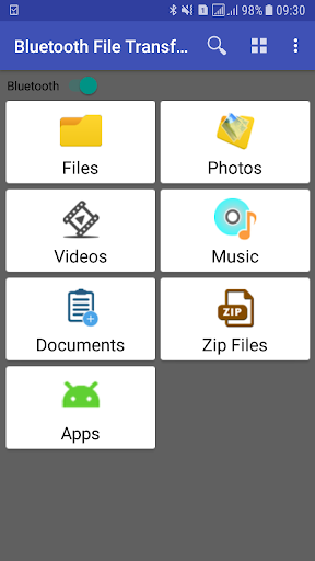 Bluetooth File Transfer - Image screenshot of android app