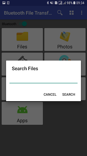 Bluetooth File Transfer - Image screenshot of android app