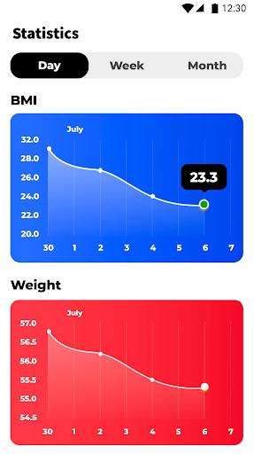 BMI Calculator - Ideal Weight - Image screenshot of android app