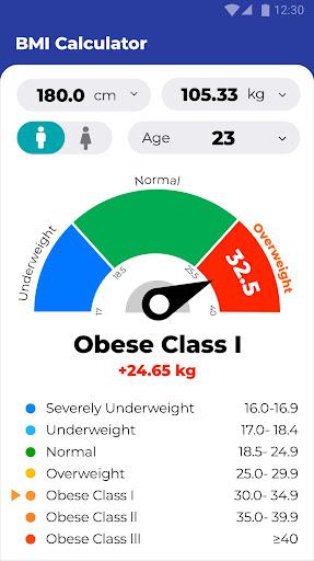 BMI Calculator - Ideal Weight - عکس برنامه موبایلی اندروید