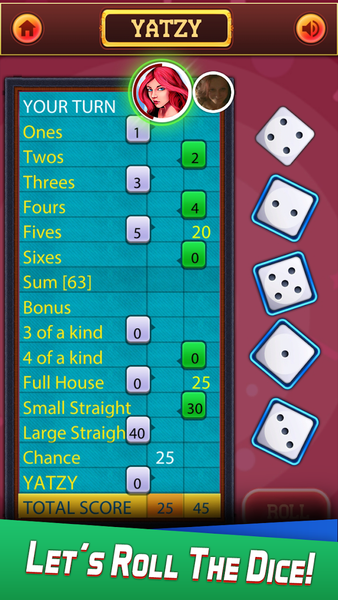 Yatzy Go: Classic Dice Game - عکس بازی موبایلی اندروید