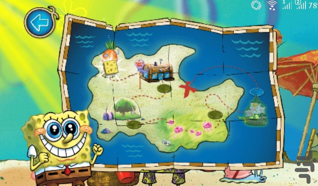 بازی باب اسفنجی ماجراجو - Gameplay image of android game