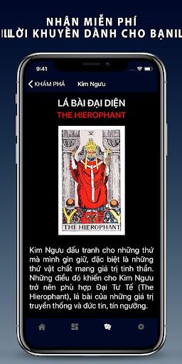 Bói bài Tarot: Tử vi hàng ngày - Image screenshot of android app