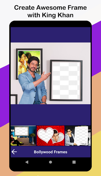 Bollywood Photo Frame - Image screenshot of android app