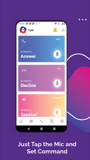 Vani Dialer - Answer Calls By - Image screenshot of android app