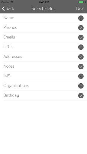 iKontacts - Manage Contacts - Image screenshot of android app