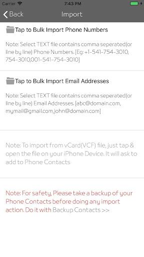 iKontacts - Manage Contacts - Image screenshot of android app