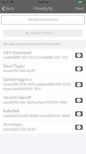iKontacts - Manage Contacts - Image screenshot of android app