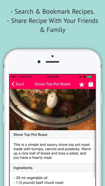 Pot Recipes - Offline Crock Po - عکس برنامه موبایلی اندروید