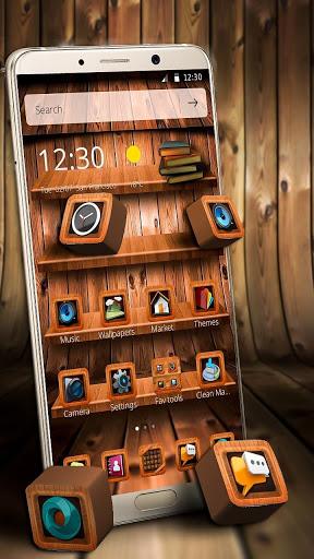 Wooden Touch Launcher - عکس برنامه موبایلی اندروید
