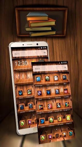 Wooden Touch Launcher - Image screenshot of android app