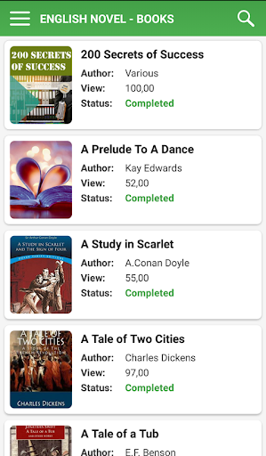 English Novel Books - Offline - Image screenshot of android app