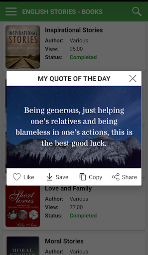 English Stories - Book Offline - عکس برنامه موبایلی اندروید