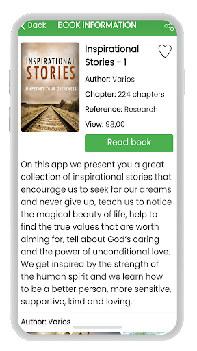 Inspirational Stories - Image screenshot of android app