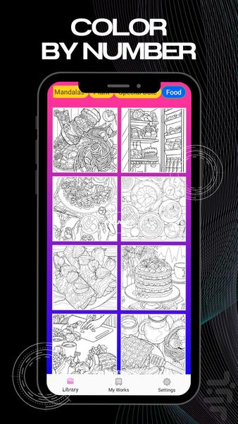 کتاب رنگ آمیزی - Hey Color Number - Gameplay image of android game