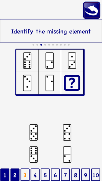 Domino psychoTest Brain LITE - عکس بازی موبایلی اندروید