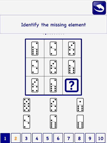 Domino psychoTest Brain LITE - عکس بازی موبایلی اندروید