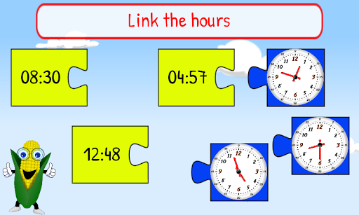 Telling Time Kids 1st Grade - عکس بازی موبایلی اندروید