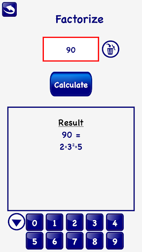 LCM GCD Calculator Prime Lite - عکس برنامه موبایلی اندروید