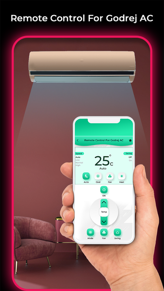 Remote Control For Godrej AC - Image screenshot of android app