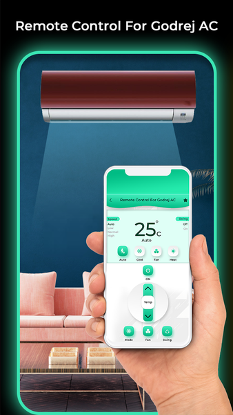 Remote Control For Godrej AC - عکس برنامه موبایلی اندروید