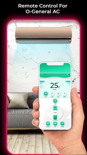 Remote Control For O'General AC - عکس برنامه موبایلی اندروید