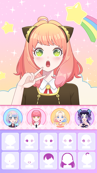Anime Avatar Maker ASMR - Gameplay image of android game