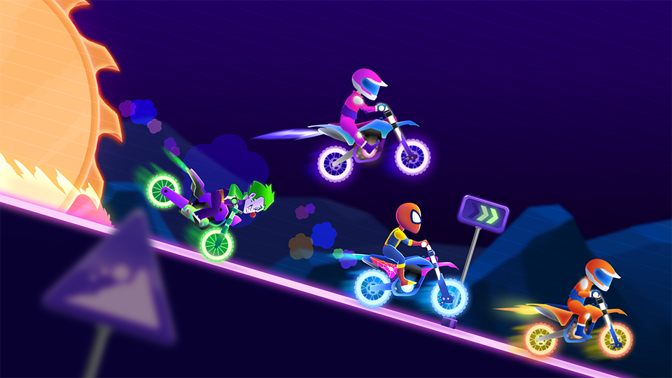 Moto Bike: Racing Master - Gameplay image of android game