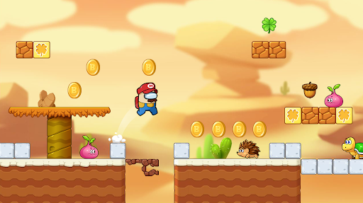 Super Bobby's World Run Game - Gameplay image of android game