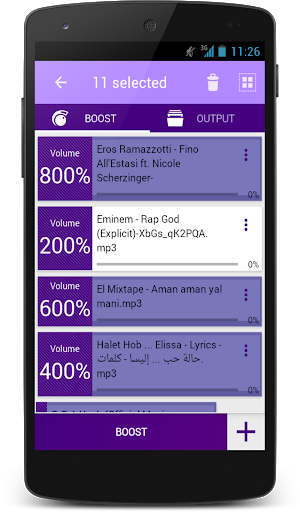 MP3 VOLUME BOOSTER GAIN LOUD - Image screenshot of android app
