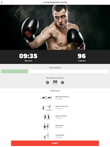 Train Like a Boxer - Workouts - Image screenshot of android app