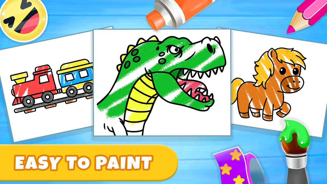 Kids Coloring Pages For Boys - Gameplay image of android game