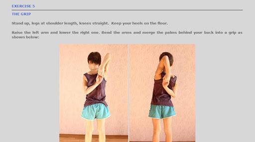 Daily Back Exercises - Image screenshot of android app